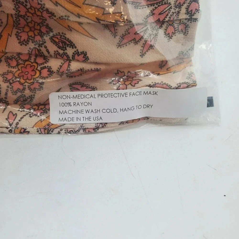 Monte Reusable Washable Fask Masks‎ 3 Pack NWT